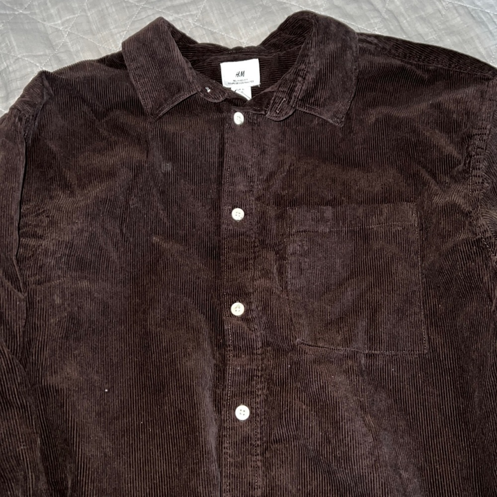 Corduroy overshirt